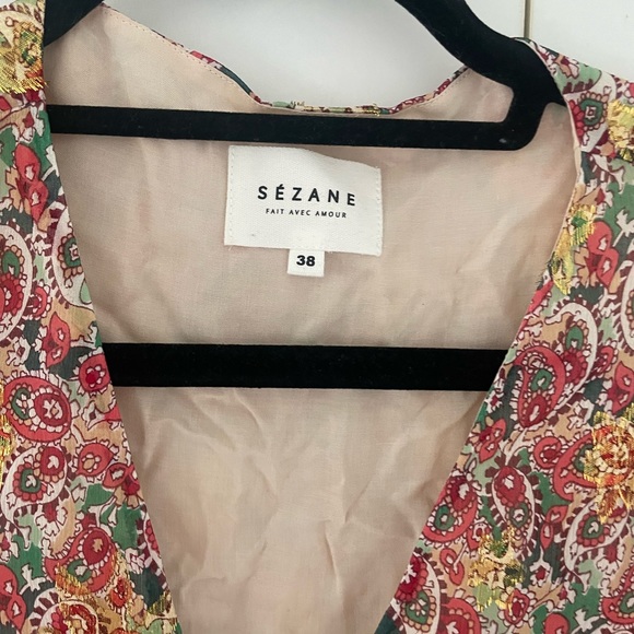 Sézane “Andrew” Dress Size 38 fr/6 us - Picture 6 of 8